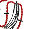 Tasbih Tijani en Yusr et Marjane – Marjane rouge et Yusr noir | Kourous Artisanal
