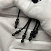 Tasbih Tijani Yusr Khor – Corail noir, ficelle noire