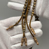 Tasbih Tijani in Yusr – White Coral, Brown String | Kourous Artisanal