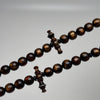 Tasbih Tijani Yusr Khor – Corail doré, ficelle jaune et noire