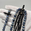 Tasbih Tijani en Yusr et Marjane – Marjane bleu et Yusr noir | Kourous Artisanal