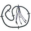 Tasbih misbah kourouss chapelet soufi subha tesbih yousrou khor marjane marjan mardiane tijani tidiane chadhili karkariya – Yusr Khor corail bleu, ficelle bleue
