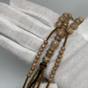 Tasbih misbah kourouss chapelet soufi subha tesbih yousrou khor marjane marjan mardiane tijani tidiane chadhili karkariya – Yusr Khor corail blanc, ficelle brune