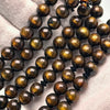 Tasbih Tijani Yusr Khor 10mm – Corail doré, ficelle verte