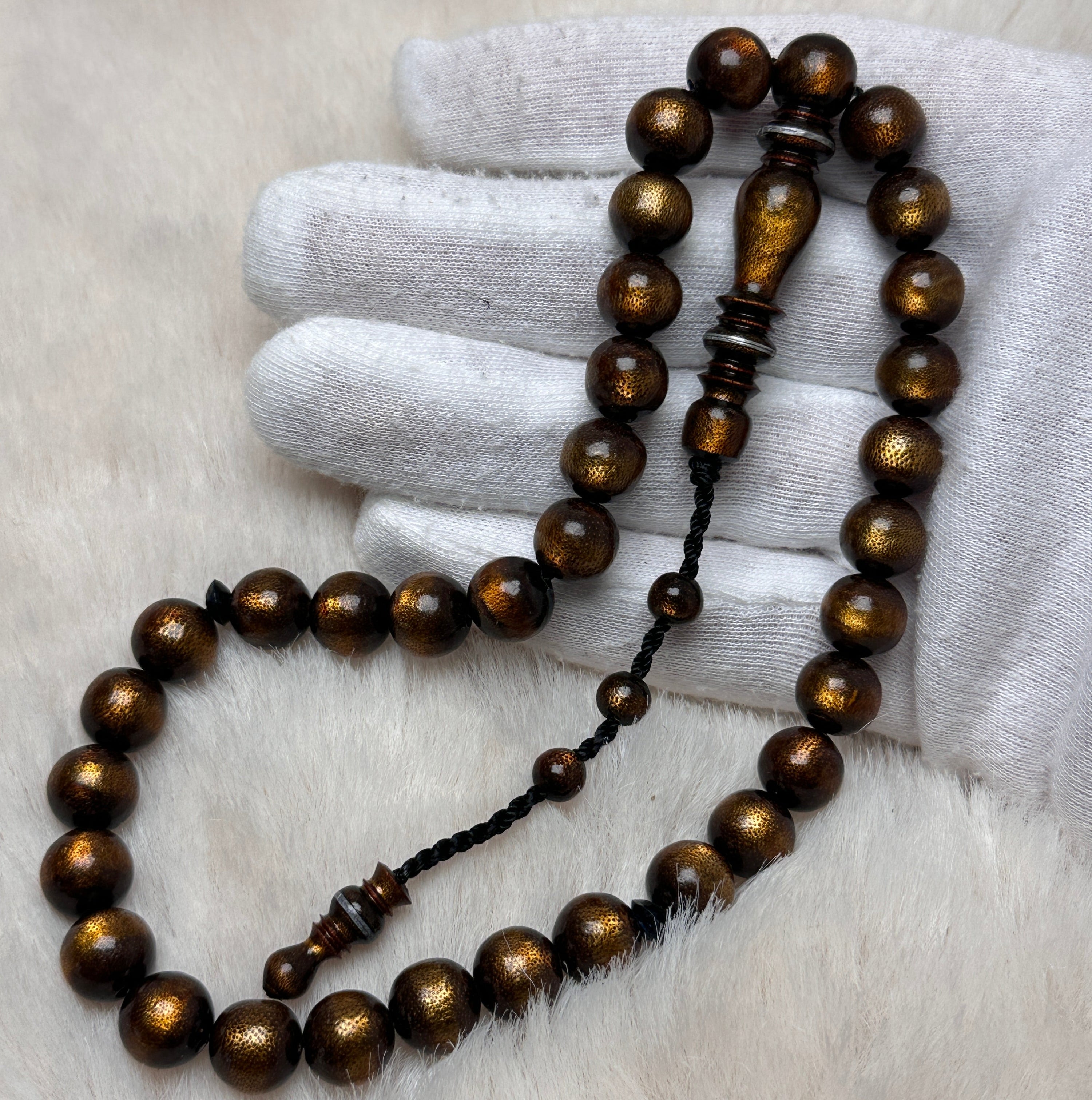 Tasbih 33 perles - corail Yusr authentique