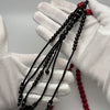 Tasbih Tijani en Yusr et Marjane – Marjane rouge et Yusr noir | Kourous Artisanal