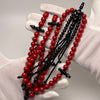 Tasbih Tijani en Yusr et Marjane – Marjane rouge et Yusr noir | Kourous Artisanal