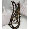 Tasbih Tijani in Yusr Khor 10 mm – Gold Coral, Yellow and Black String | Kourous Artisanal 